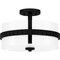 Quoizel Semi-Flush Mount Semi Flush 2 Lights Matte Black QSF6195MBK - alternate 5